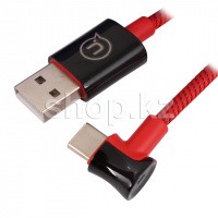 USB Type-C Usams SJ-341, 1.2m, Red интерфейс кабелі