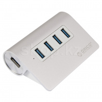 USB HUB 4-port USB 3.0 Orico M3H4, Silver