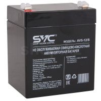 Аккумулятор для ИБП SVC AV5-12/S, 5Ah/12V