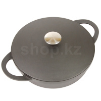 Tefal Pro Cook E2187275, 28 см, биік ернеулі таба, қақпағы бар