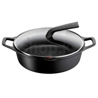 Кастрюля Tefal Delicio E2327274, 28 см, с крышкой
