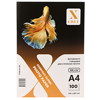 X-Gree A4, 120г/м2, 100 парақ, жылтыр, бір жақты, қағазы