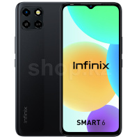 Смартфон Infinix SMART 6 HD, 32 GB, Force Black (X6512)
