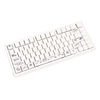 Dark Project ALU81A Terra Nova, g3ms Moonstone Switch, White, USB пернетақтасы