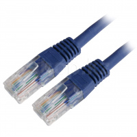 Patch cord RJ-45 6 cat Cablexpert PP6U-1M/B, UTP, 1m, Blue