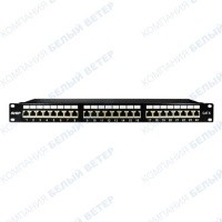 Patch panel 24-port SHIP P199-24, RJ-45, 19", 1U, Cat. 6