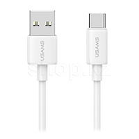 Кабель интерфейсный для USB Type-C Usams SJ-708, 1m, White