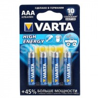 Varta AAA LR03 High Energy, 1.5V 4 дана , батареясы