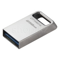 USB Флешка 256 GB Kingston DataTraveler Micro, USB 3.2, Silver