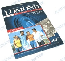 Lomond A4, 20 парақ, супер жылтыр, бір жақты, қағазы