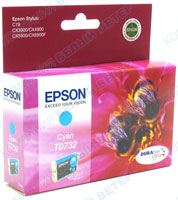 Картридж Epson T07324A, cyan