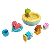 Конструктор Lego, Duplo: Приключения в ванной: плавучий остров для зверей