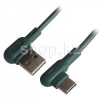 USB Type-C Usams SJ-457, 1.2m, Green интерфейс кабелі