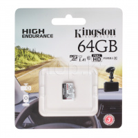 Micro SDXC 64Gb Kingston High-Endurance, Class 10 UHS-I U1 жад картасы