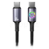 Кабель интерфейсный для USB Type-C - Type-C Usams SJ-752, 1.2m, Dark Grey