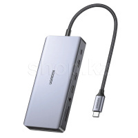 USB HUB 13-port USB 3.0 Ugreen Revodok Pro CM681, Silver