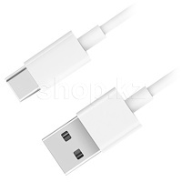 Кабель интерфейсный для USB Type-C Xiaomi 3A Braided K43220, 1m, White