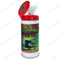 Чистящие салфетки Delux Screen Clean, 100шт