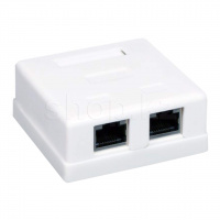 Розетка 2-port RJ-45 FTP SHIP A-185-2, Cat.6