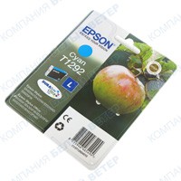 Epson C13T12924011, cyan картриджі