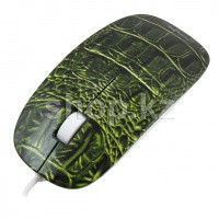 Мышь Delux DLM-111OUC, Green, USB