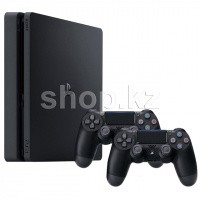 Игровая приставка Sony PlayStation 4 Slim, 1Tb, Black (+2 геймпада)