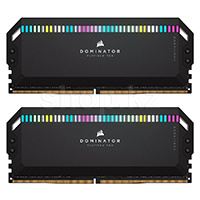 DDR-5 DIMM 64 GB 5200 MHz Corsair Dominator Platinum RGB, 2x 32 GB Kit, Black, BOX (CMT64GX5M2B5200C40)