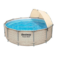 Бассейн каркасный Bestway Power Steel Canopy 5614V