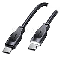 USB Type-C - Type-C Usams US-SJ567, 1.2m, Black интерфейс кабелі