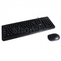 Клавиатура Genius KM-160, Black, USB + мышь