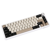 Клавиатура Attack Shark X66, Strawberry Switch, Cheese White, USB