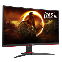 Монитор 27" AOC Curved CQ27G2SE/BK/01, Black-Red