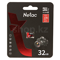 Карта памяти Micro SDHC 32Gb Netac P500 Extreme Pro, Class 10 UHS-I U1