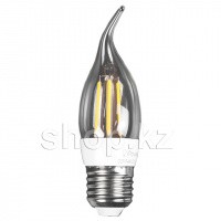 LED лампочка филаментная iPower C37-F-4W-2700-E27, 4Вт, 2700К