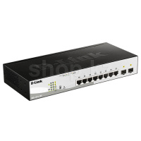 Switch 8 port D-Link DGS-1210-10P/F3