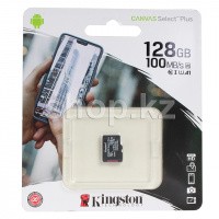 Карта памяти Micro SDXC 128Gb Kingston, Class 10 UHS-I U1