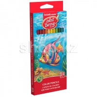 Карандаши цветные ErichKrause ArtBerry 32880, 24 цвета, HB