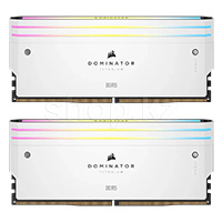 DDR-5 DIMM 32 GB 6400 MHz Corsair Dominator Titanium RGB, 2x 16 GB Kit, White, BOX (CMP32GX5M2B6400C32W)