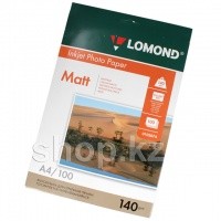 Lomond A4, 140г/м2, 100 парақ, күңгірт, бір жақты, қағазы
