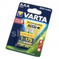 Varta AAA Ready2Use HR03, 800mAh/1.2V 2 дана , аккумуляторы