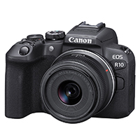 Цифровая камера Canon EOS R10 + RF-S, 18-45 mm, IS STM, Black