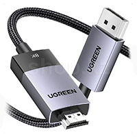 DisplayPort to HDMI Ugreen DP115, 2m, OEM кәбілі