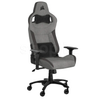 Кресло геймерское Corsair T3 Rush 2023, Soft Fabric, Grey-Charcoal
