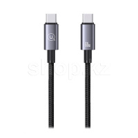 Кабель интерфейсный для USB Type-C - Type-C Usams SJ-664, 2m, Black