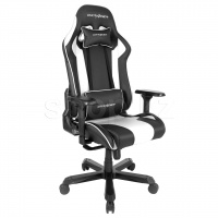 Кресло игровое компьютерное DXRacer King OH/D4000/NW, Black-White