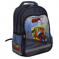 Школьный рюкзак ПИФАГОР Moto 229998, Dark Blue
