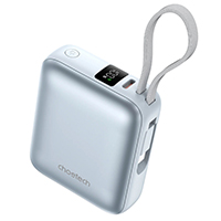Мобильный аккумулятор Choetech B832-LBE, 10000 mAh, Blue