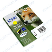 Картридж Epson C13T12844011, yellow