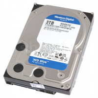 Жесткий диск HDD 3000 Gb Western Digital (WD30EZAZ), 3.5", 256Mb, SATA III, Blue