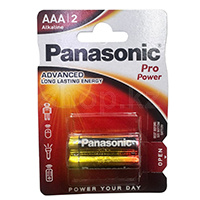 Panasonic AAA Pro Power LR03XEG/2BP, 1.5V 2 дана , батареясы